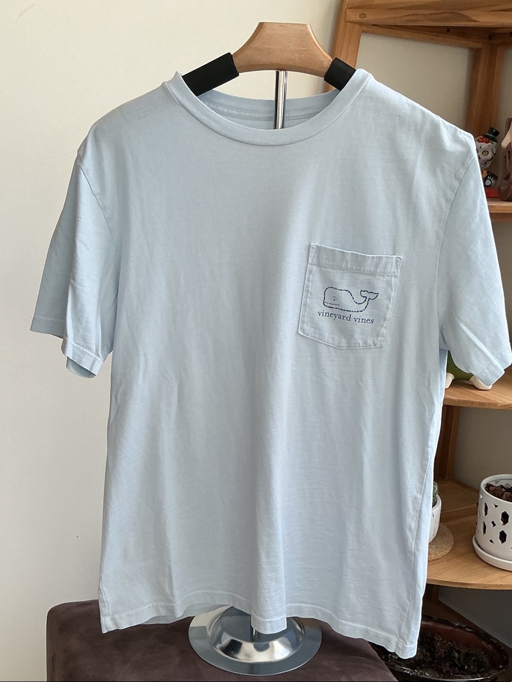Vineyard Vines Light Blue Pocket Tee